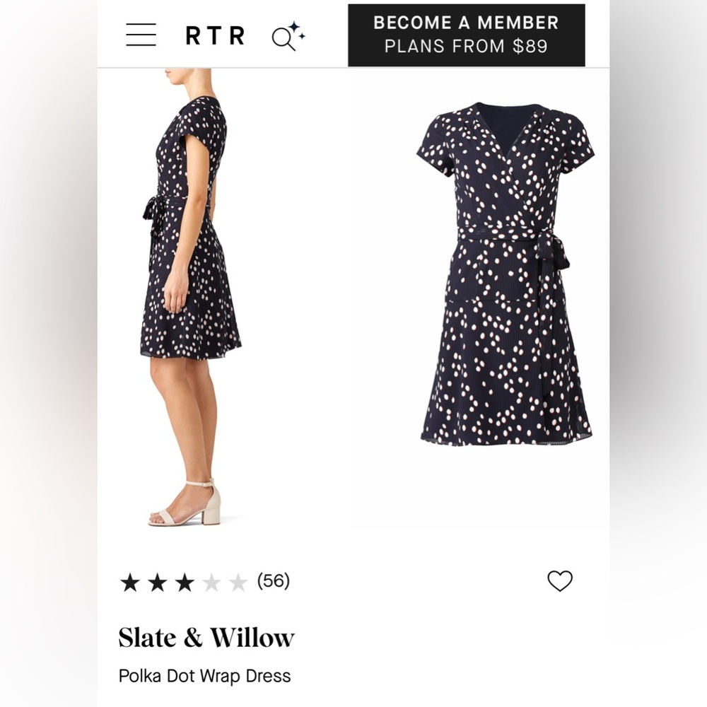Slate and Willow Polka Dot Dress